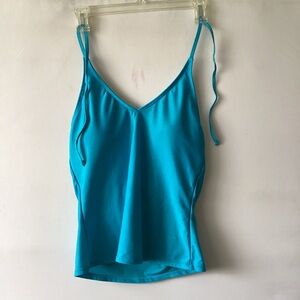 Bobbie Brooks two pc.Women's Blue Spaghetti Strap Top swim suit